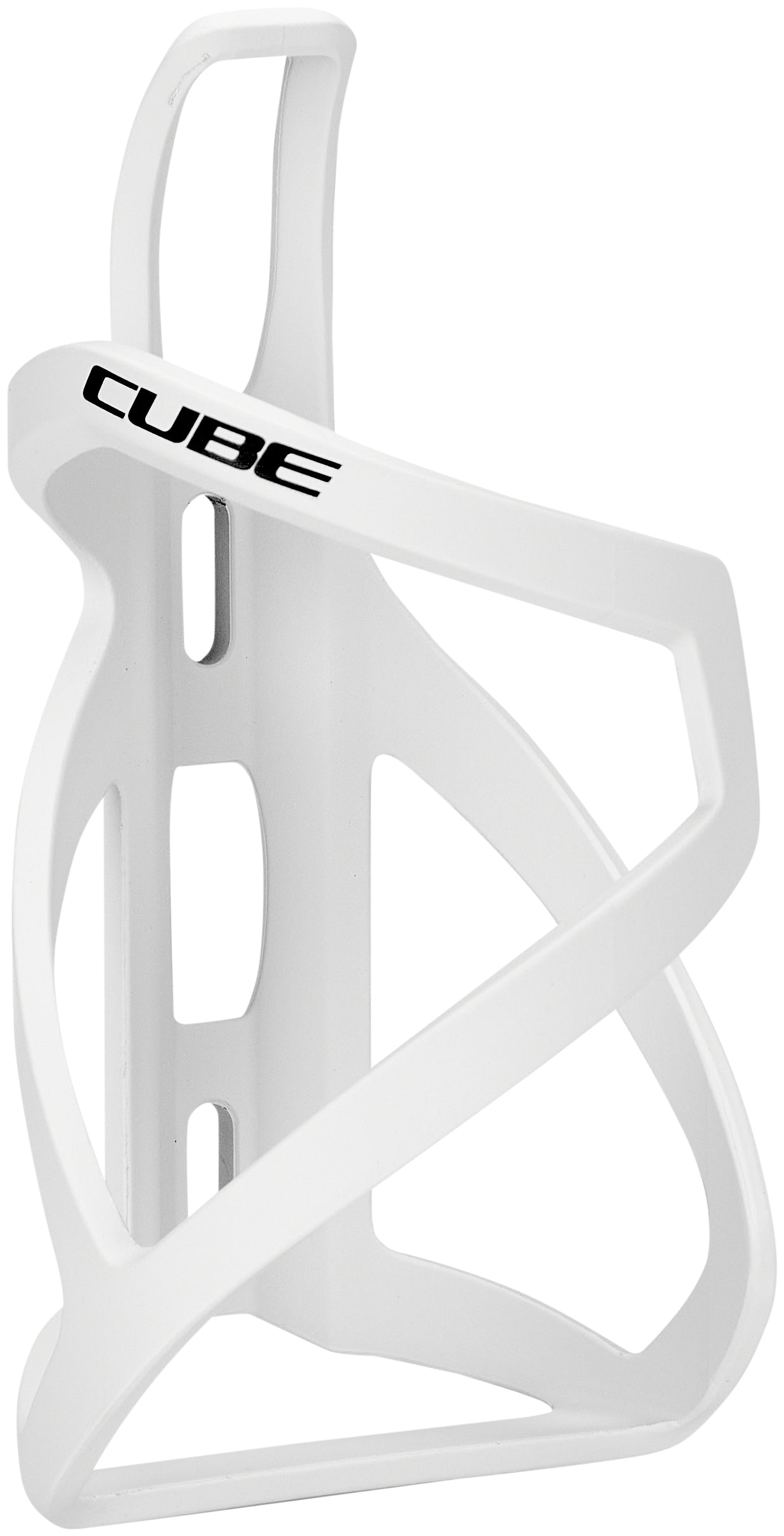 CUBE flessenhouder HPP Sidecage mat wit en glanzend zwart