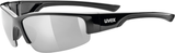 uvex Sportstyle 215 fietsbril Zwart / Lightmirror Silver