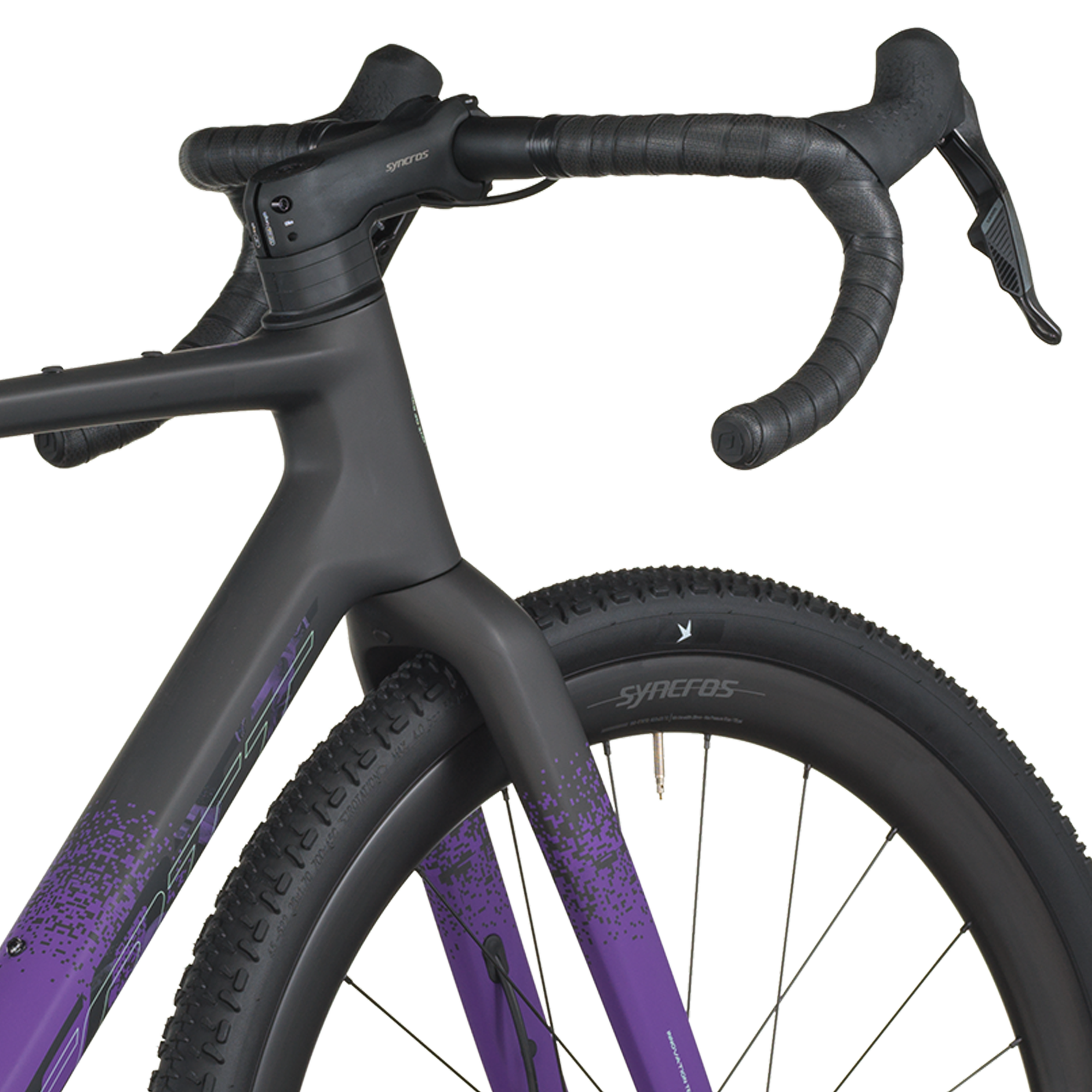 Scott Addict Gravel 20 carbon zwart/indigo paars