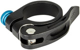 RFR zadelklem met snelspanner 34,9 mm black´n´blue
