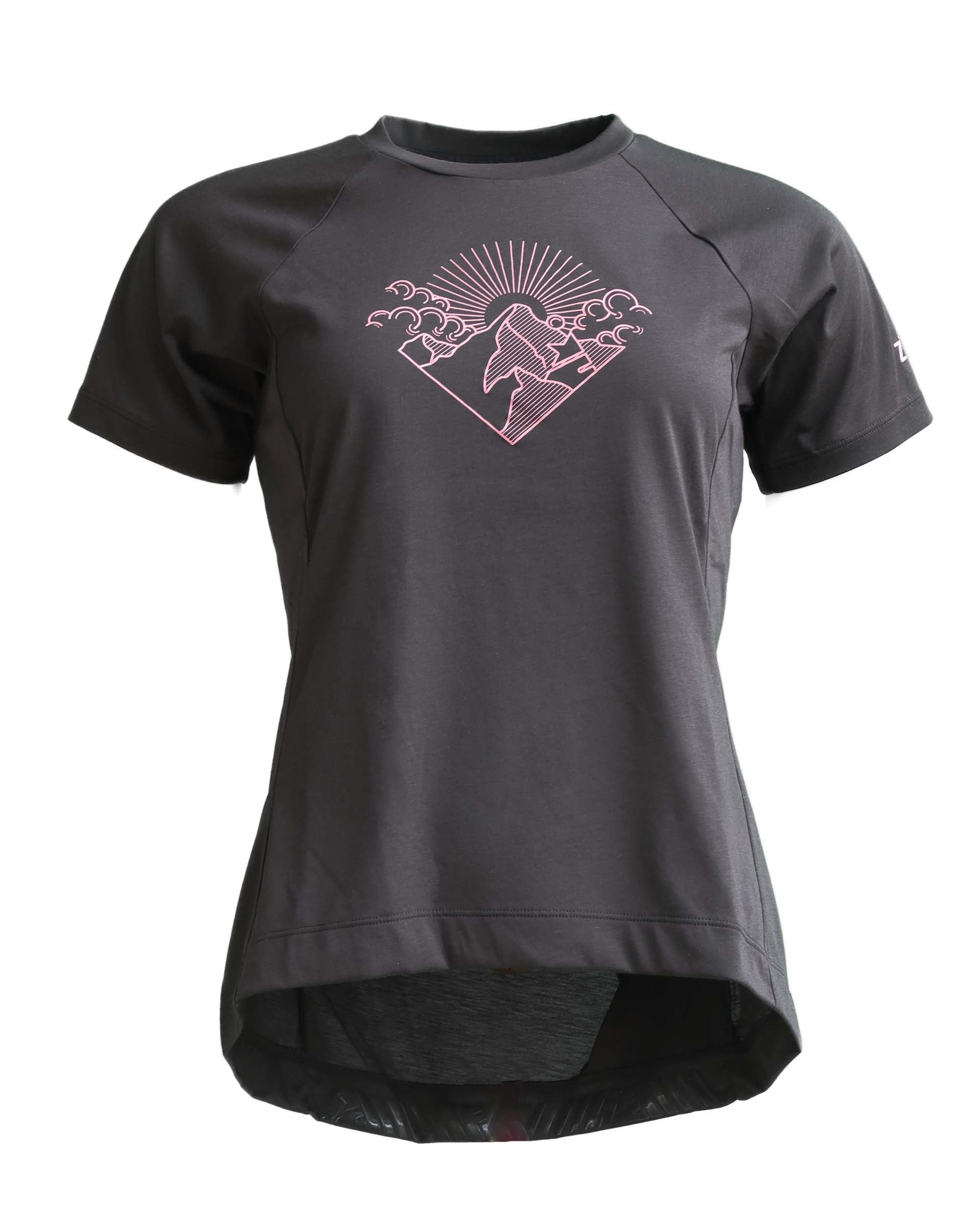 Zimtstern PureFlowz Shirt SS Dames Pirate Black/Pirate Black