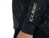 CUBE ATX WS jersey met ronde hals, lange mouwen, zwart patroon