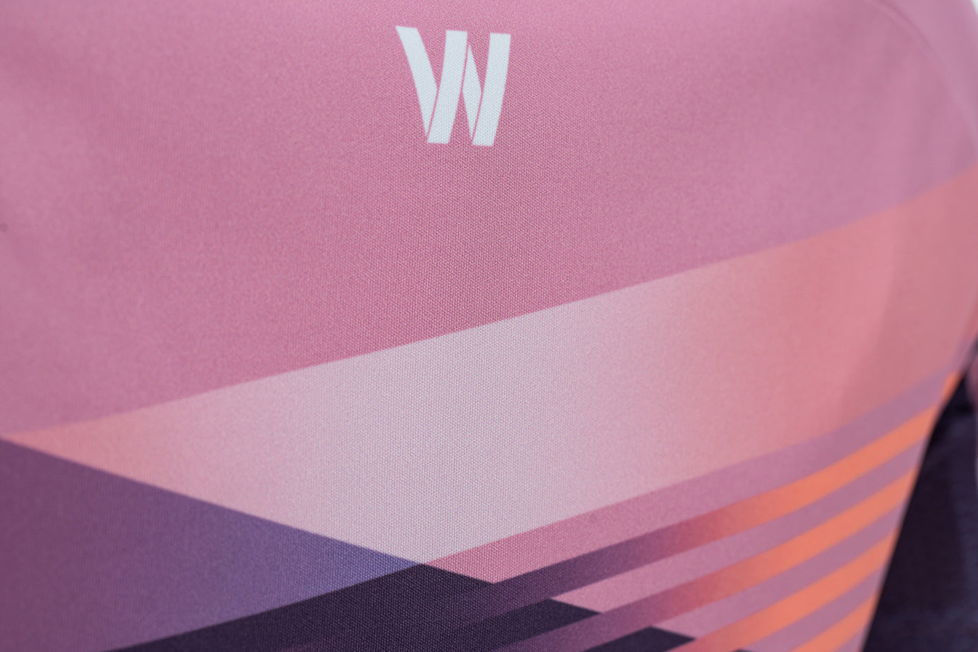 CUBE TEAMLINE WS jersey met ronde hals en korte mouwen violet'n'rose