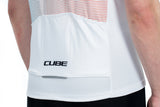 CUBE TEAMLINE jersey CMPT korte mouw wit