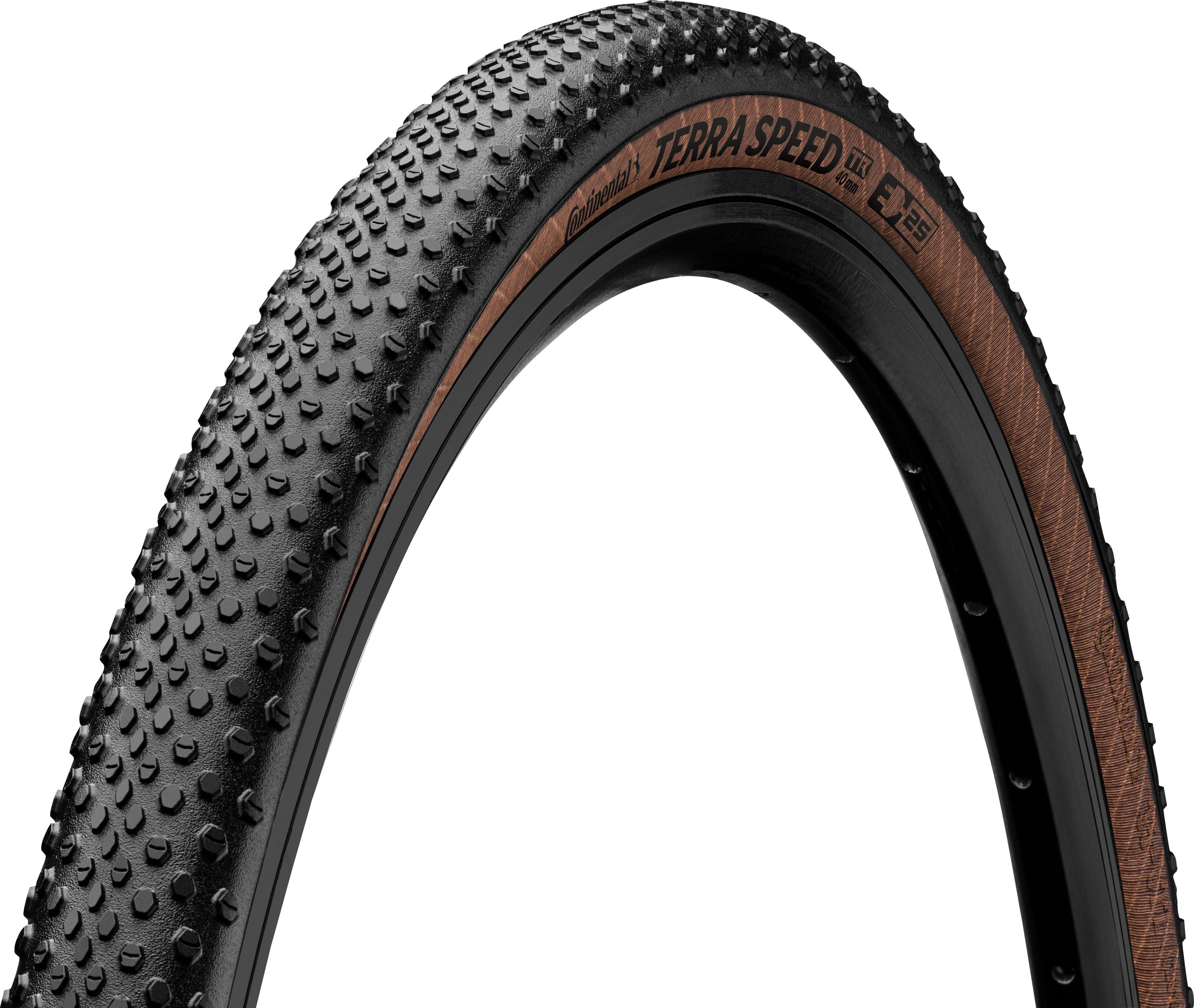 Continental Terra Speed ProTection vouwband 700x40C TLR zwart/bruin