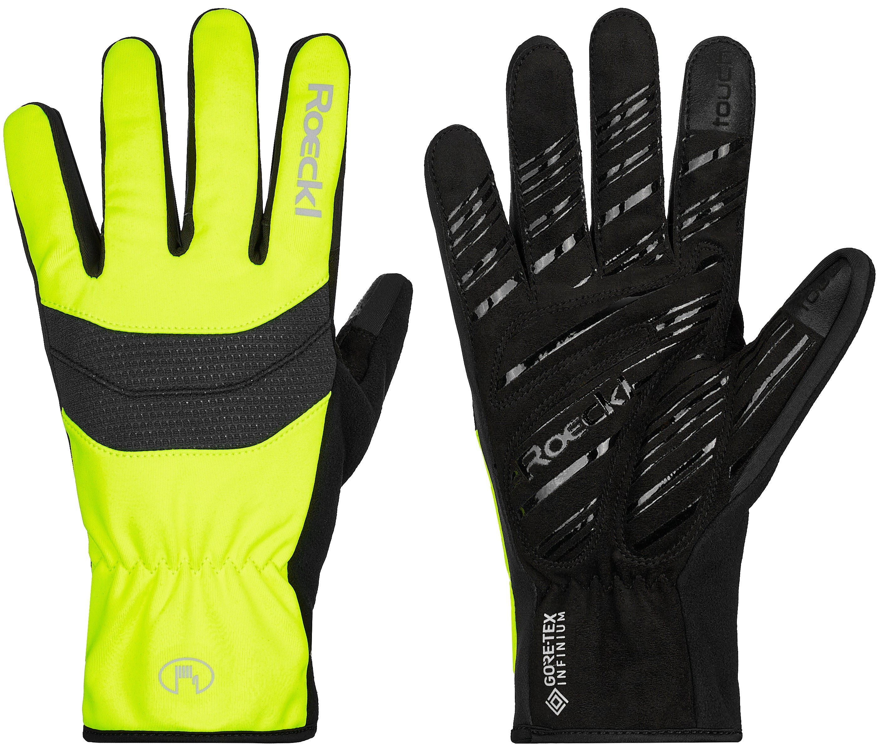Roeckl Raiano handschoenen fluo geel