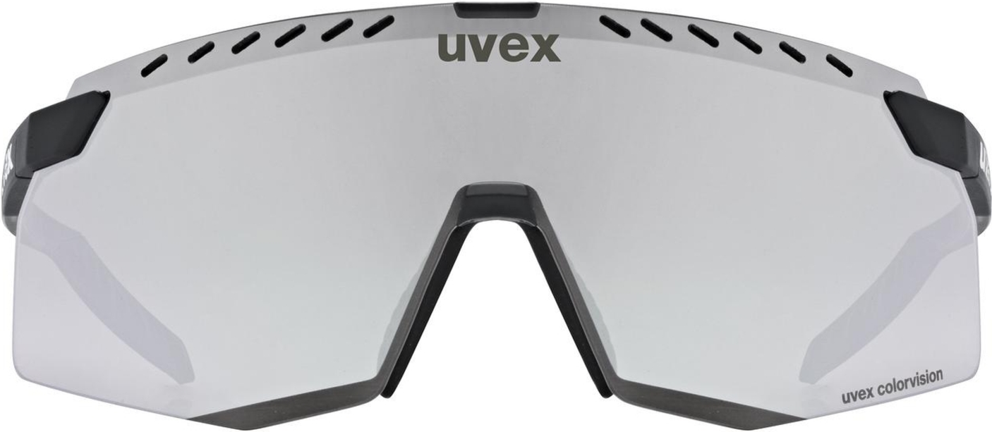 uvex Pace Stage Cv Fietsbril Zwart Mat / Spiegel Zilver