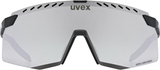 uvex Pace Stage Cv Fietsbril Zwart Mat / Spiegel Zilver