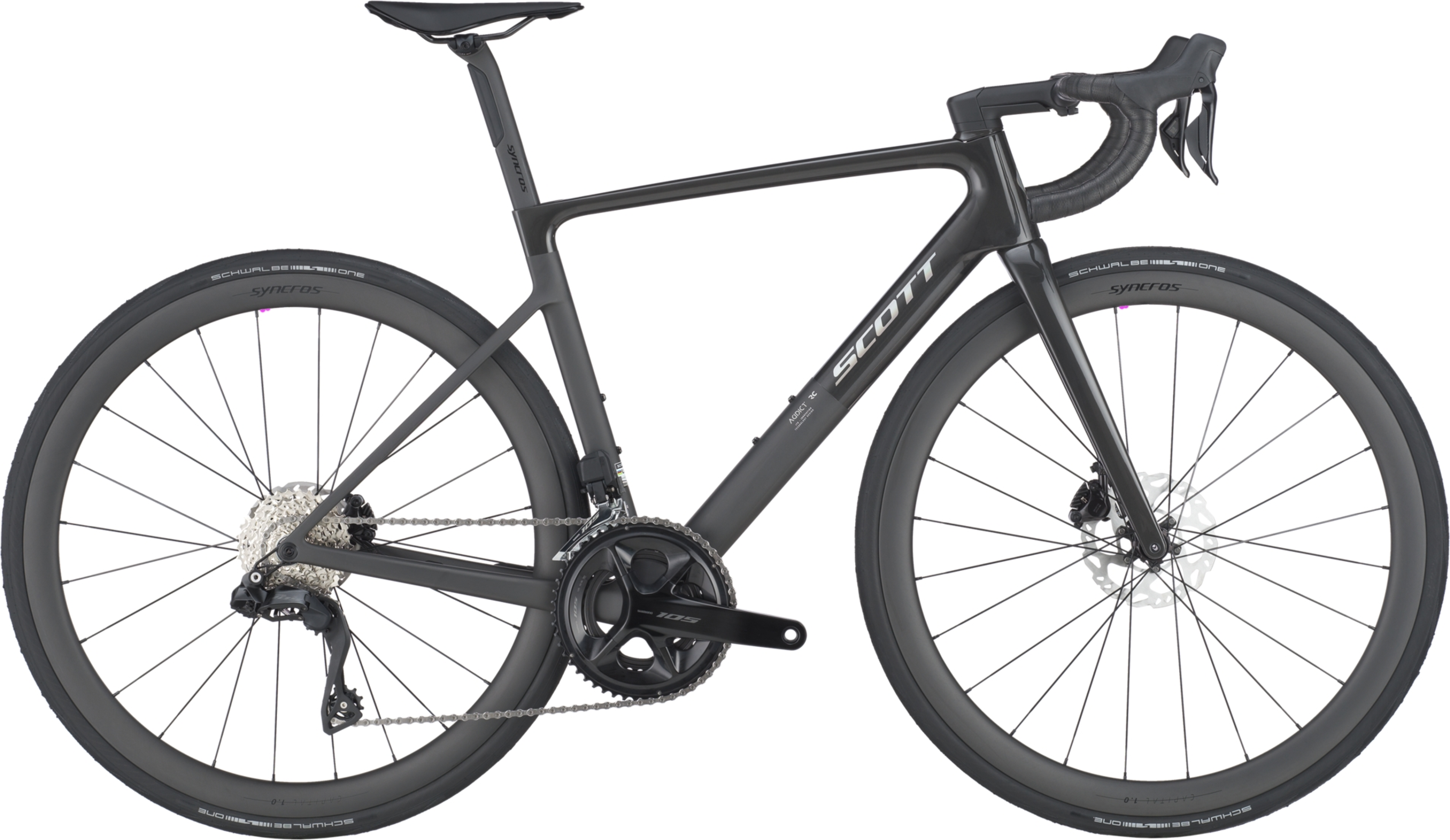 Scott Addict RC 30 carbon zwart (2025)