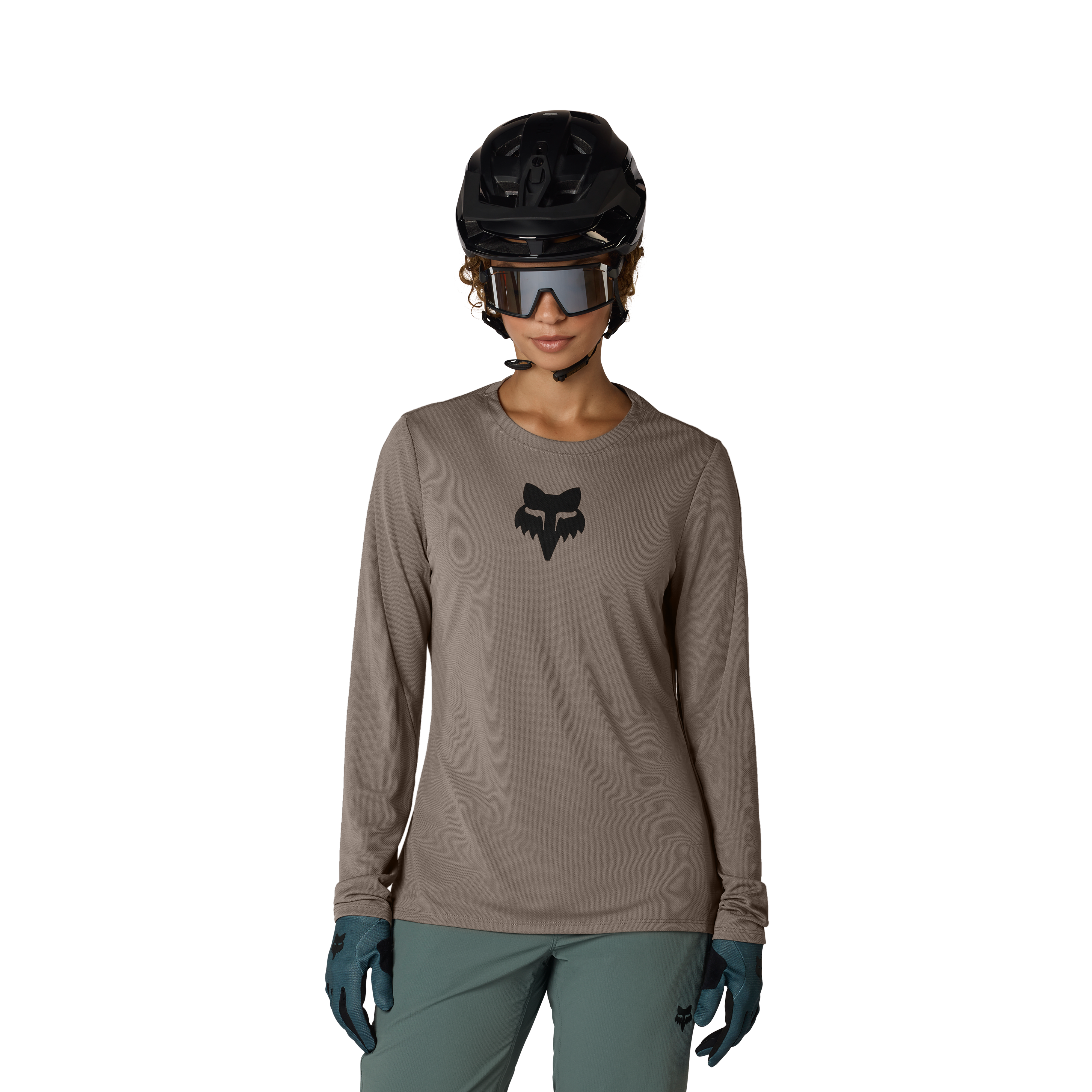 Fox W Ranger LS Jersey Hoofdkleur Notenbruin