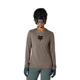 Fox W Ranger LS Jersey Hoofdkleur Notenbruin