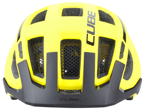 CUBE helm FLEET geel