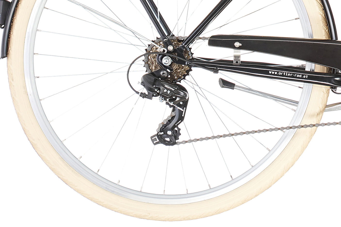 Ortler Detroit Cargo Steel Swing zwart