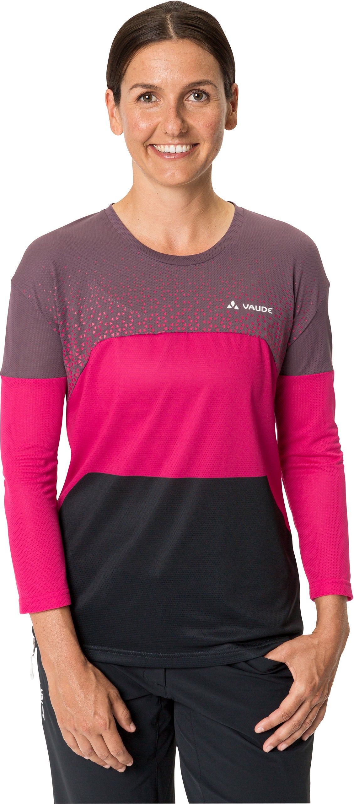 VAUDE Moab V Lange mouwen T-shirt Dames zwart