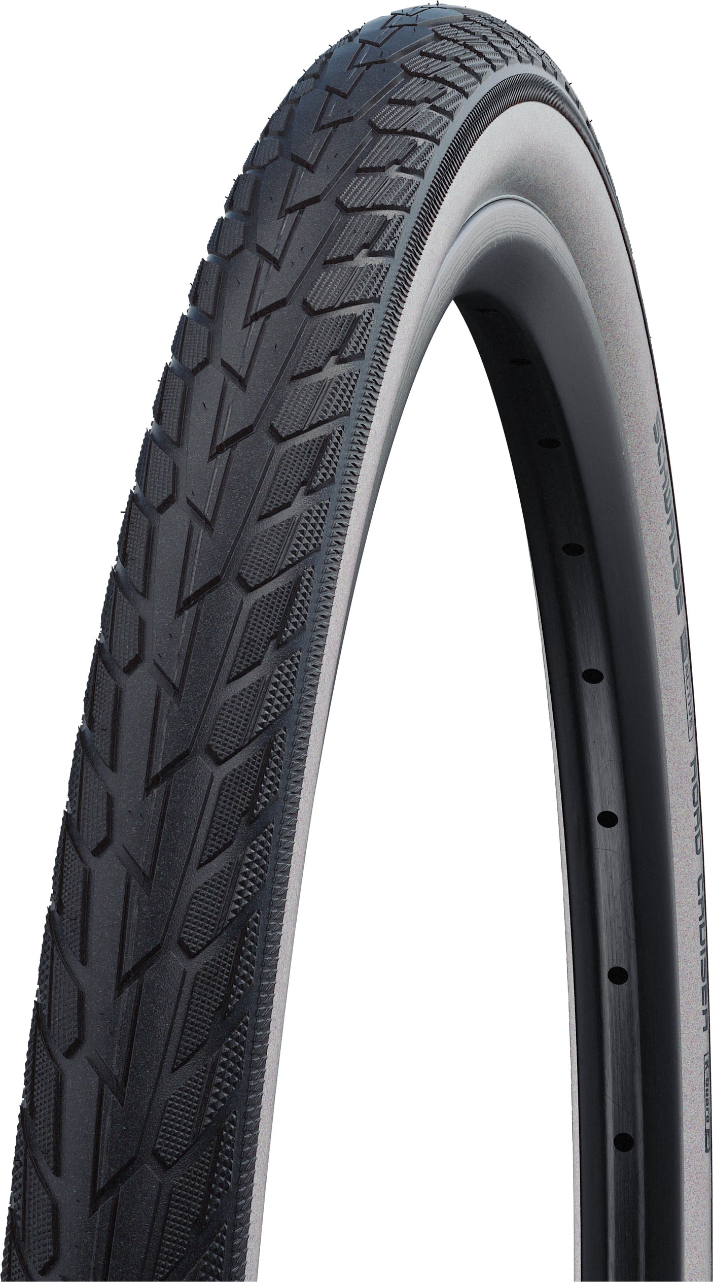 Schwalbe Road Cruiser draadband 20x1.75" K-Guard Active zwart/wit