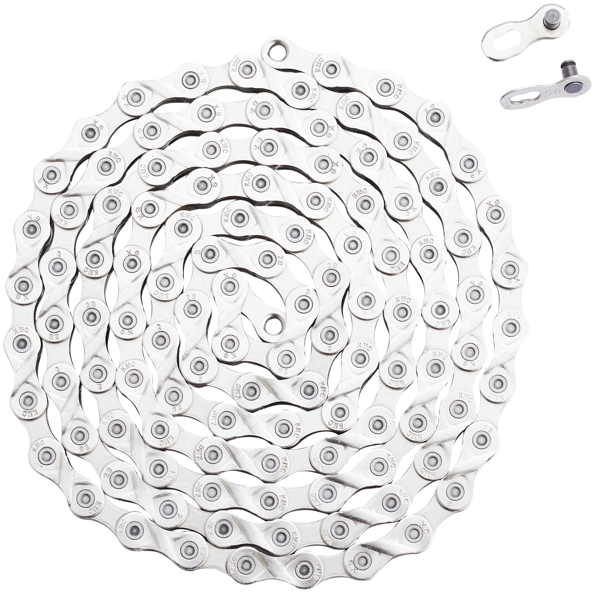 KMC X9 ketting 9-speed zilver