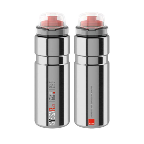 Elite Syssa Race Drinkfles 750ml zilver glanzend