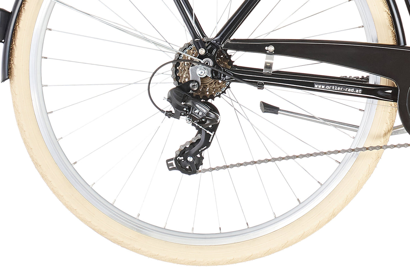 Ortler Detroit EQ Alloy 6-speed zwart