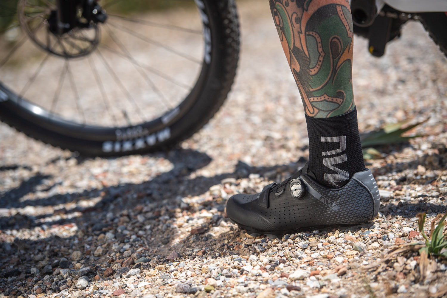 Northwave Extreme Air Mid Sokken Zwart/Grijs