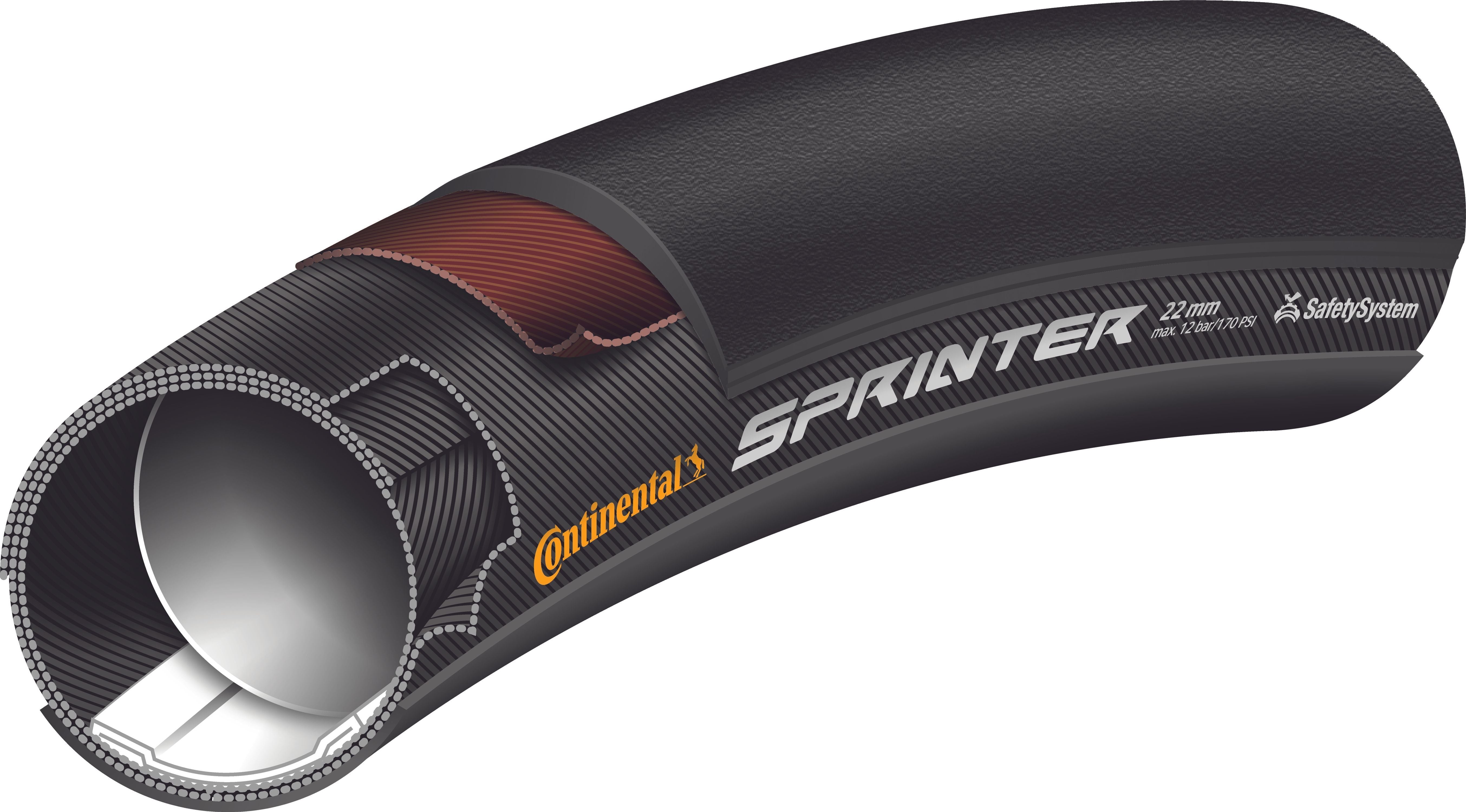 Continental Sprinter Tubular Band 650x22C SafetySystem Breaker