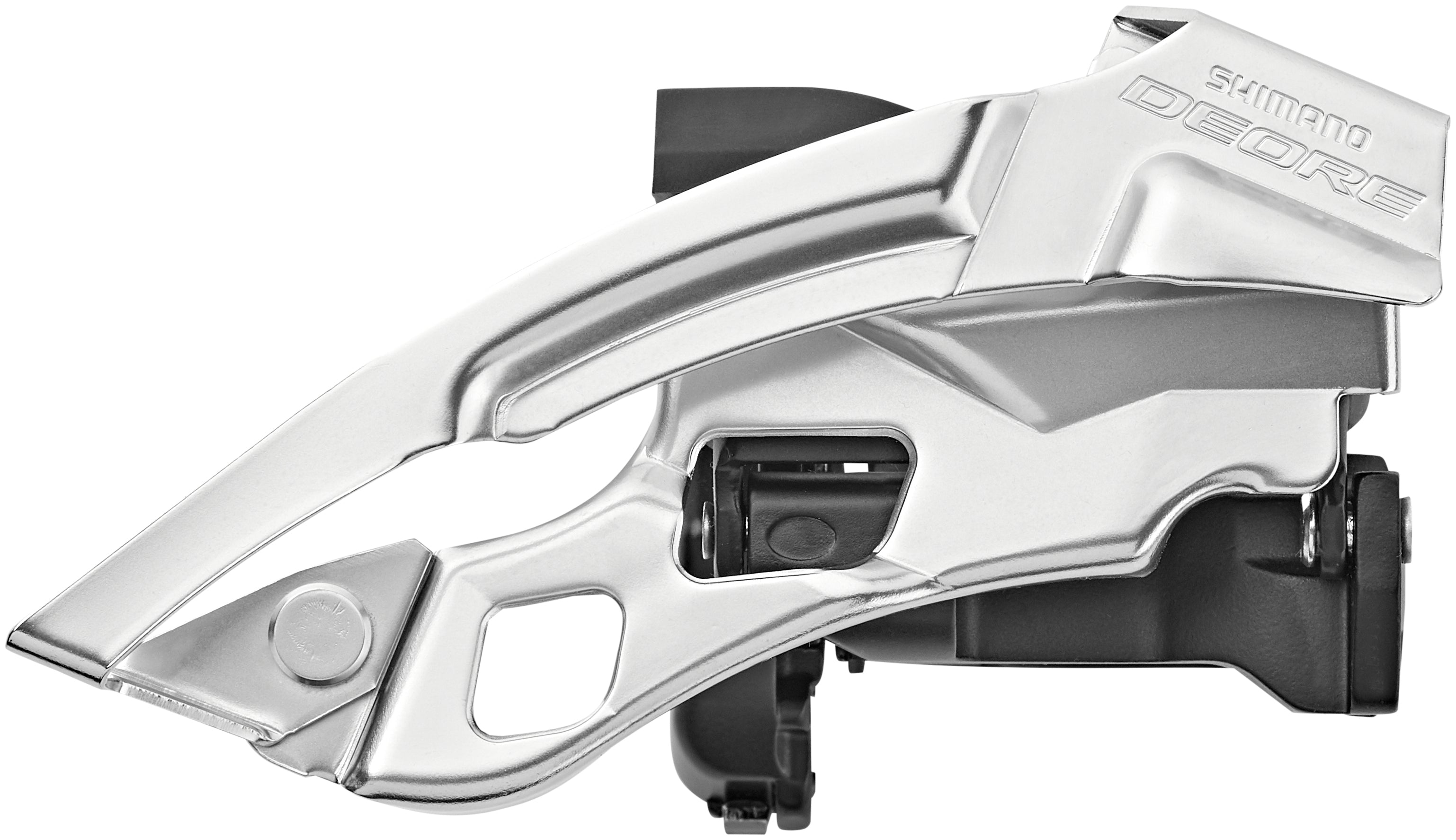 Shimano Deore Trekking FD-T6000 Voorderailleur 3x10 Klem diep Top Swing grijs