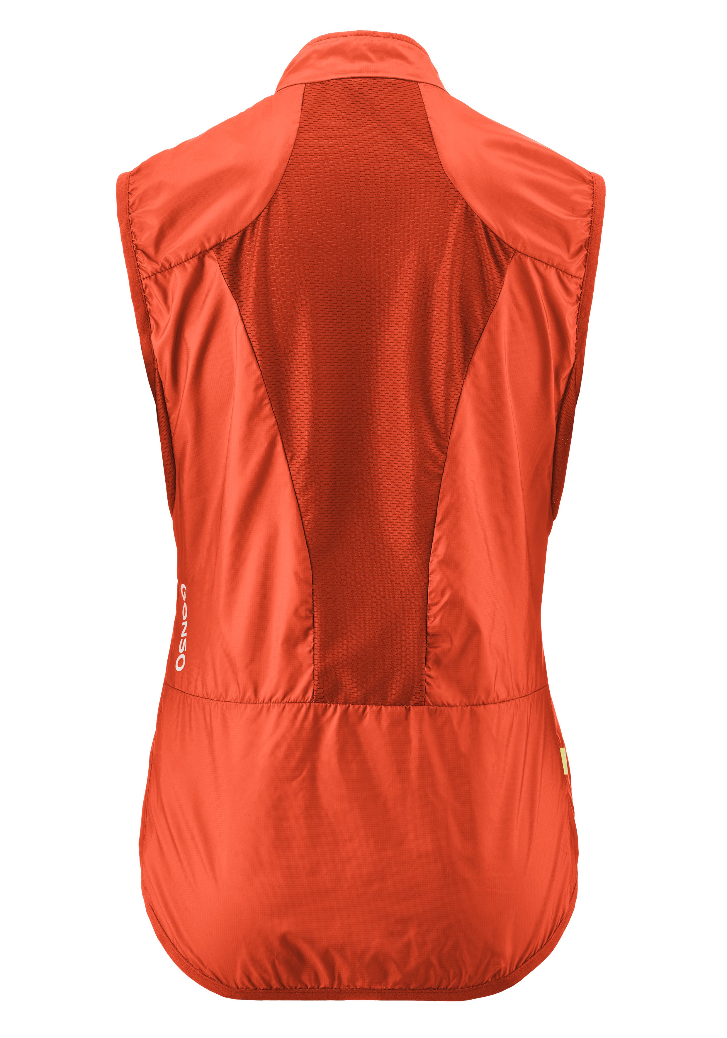 Gonso Road Vest Wind Dames fiesta red