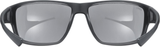 uvex Sportstyle 230 fietsbril Zwart Mat / Lightmirror Zilver