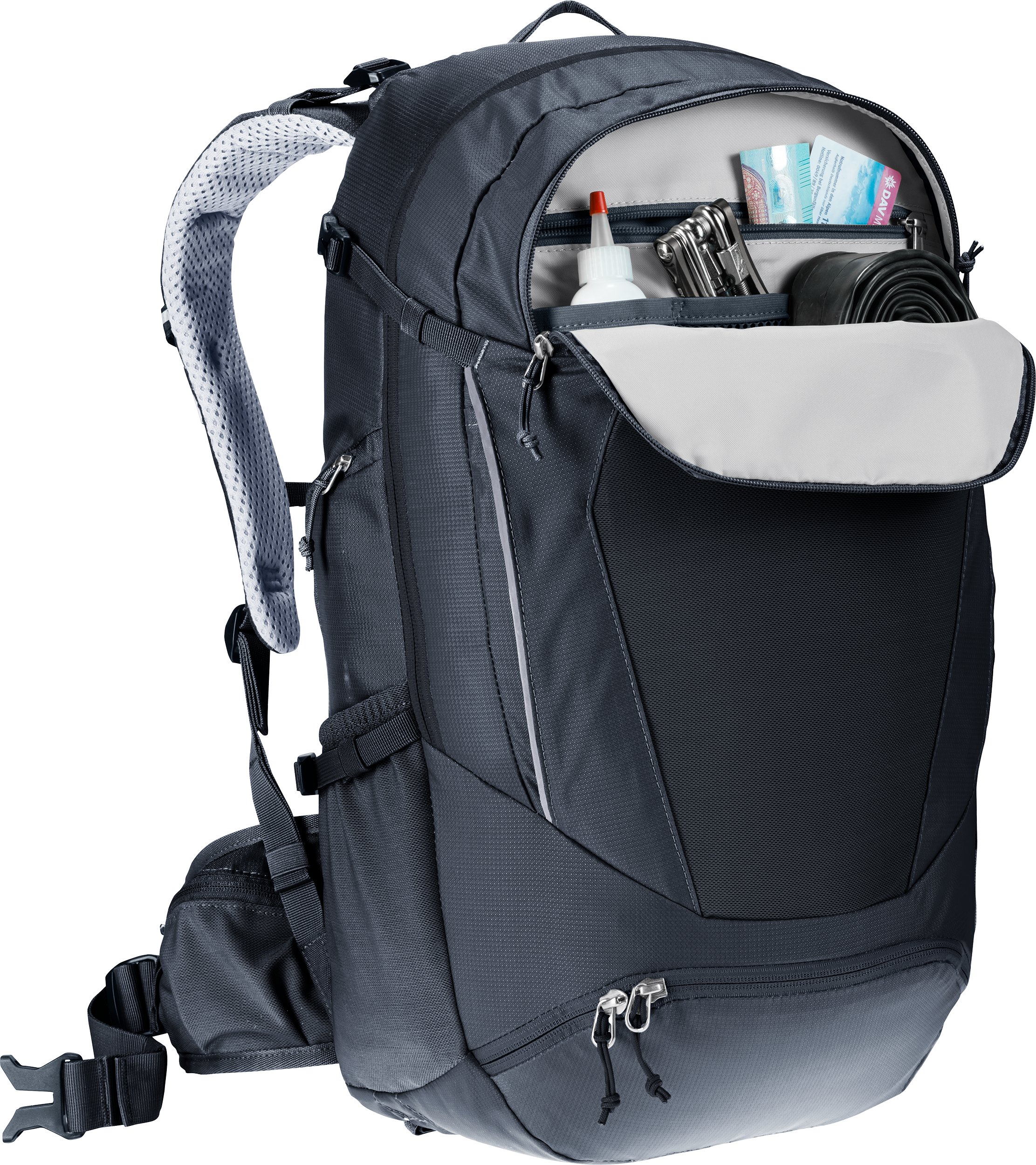 deuter Trans Alpine 30 fietsrugzak black
