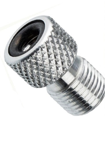 Kool Stop Valve Adaptor Schrader/Presta zilver