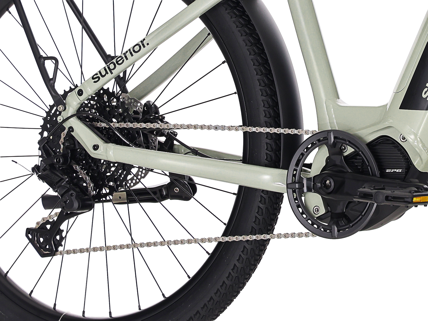 Superior eRX 6.4 LS 504Wh GLANS ZACHT GROEN
