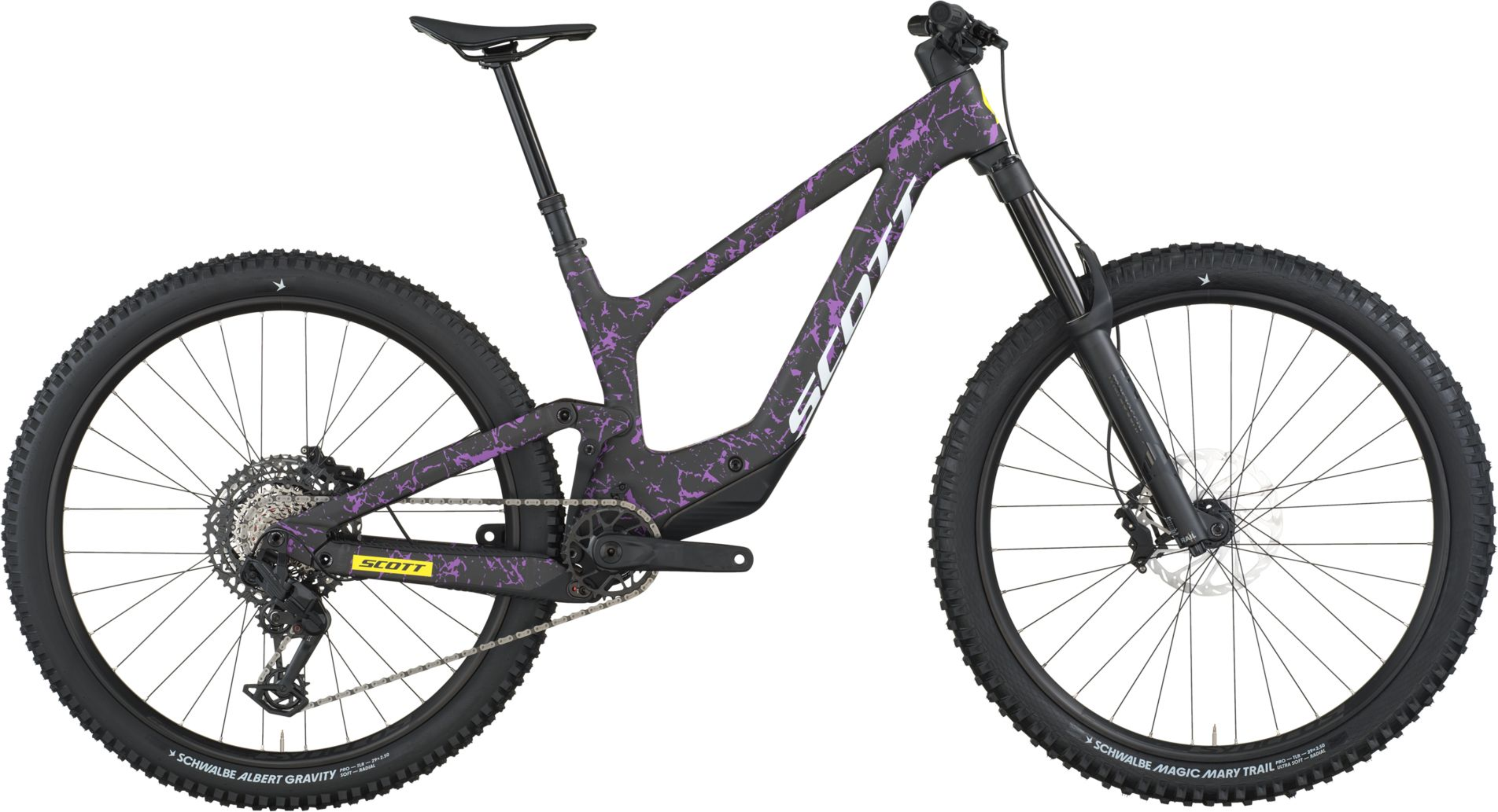 Scott Ransom 920 carbon zwart/crackle paars