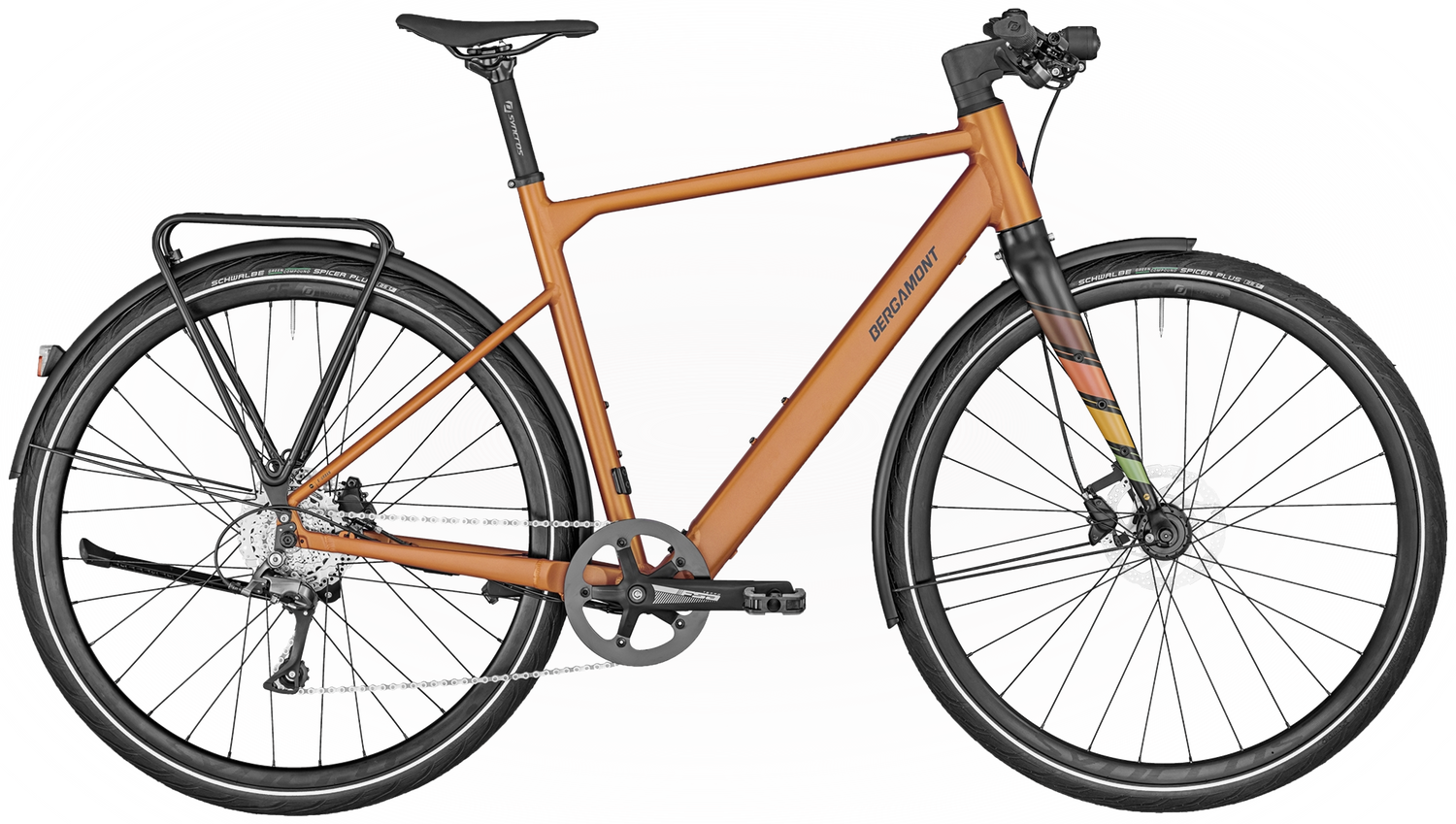 Bergamont E-Sweep Sport Diamant 250 Unisex mat roestig oranje