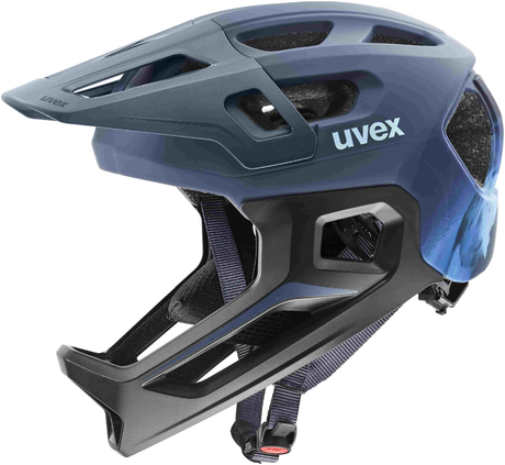 uvex React Jr. Fullface kinderhelm Dusk Blue mat
