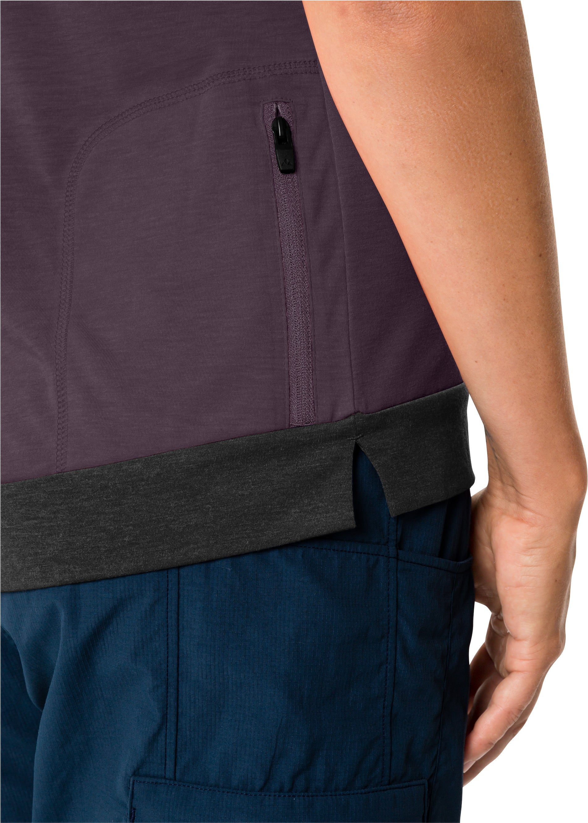 VAUDE Altissimo Q-Zip Shirt Dames paars