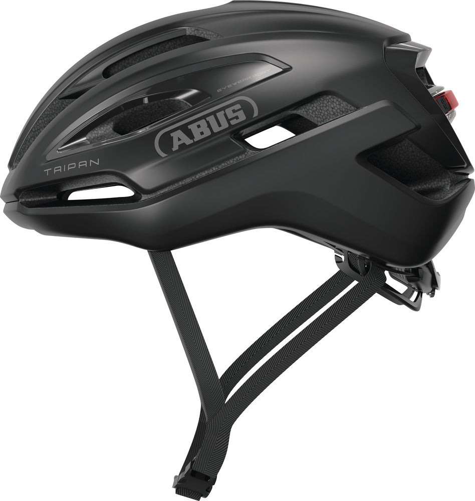 Abus TAIPAN LED Gravel Helm fluweel zwart