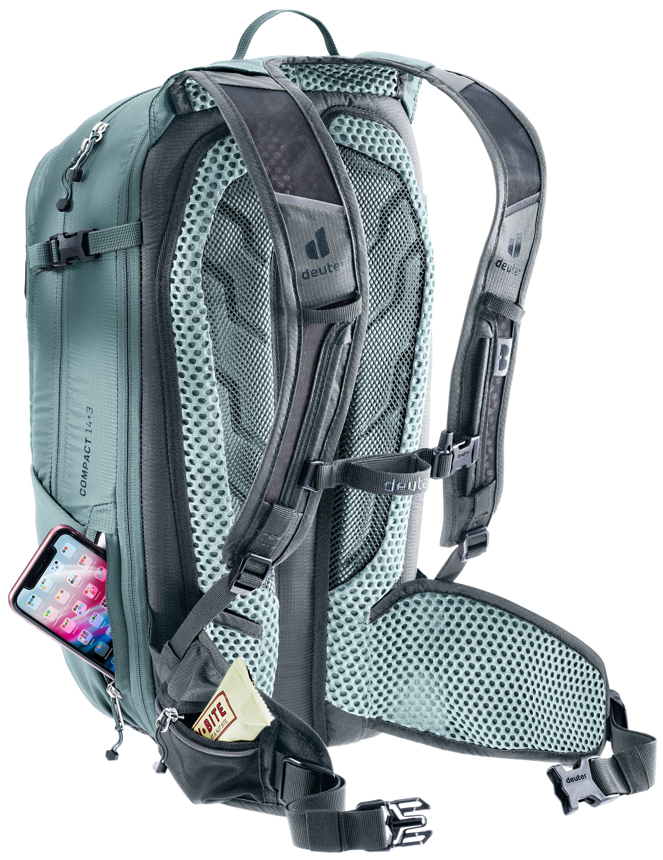 deuter Compact 14+3 fietsrugzak graphite-shale