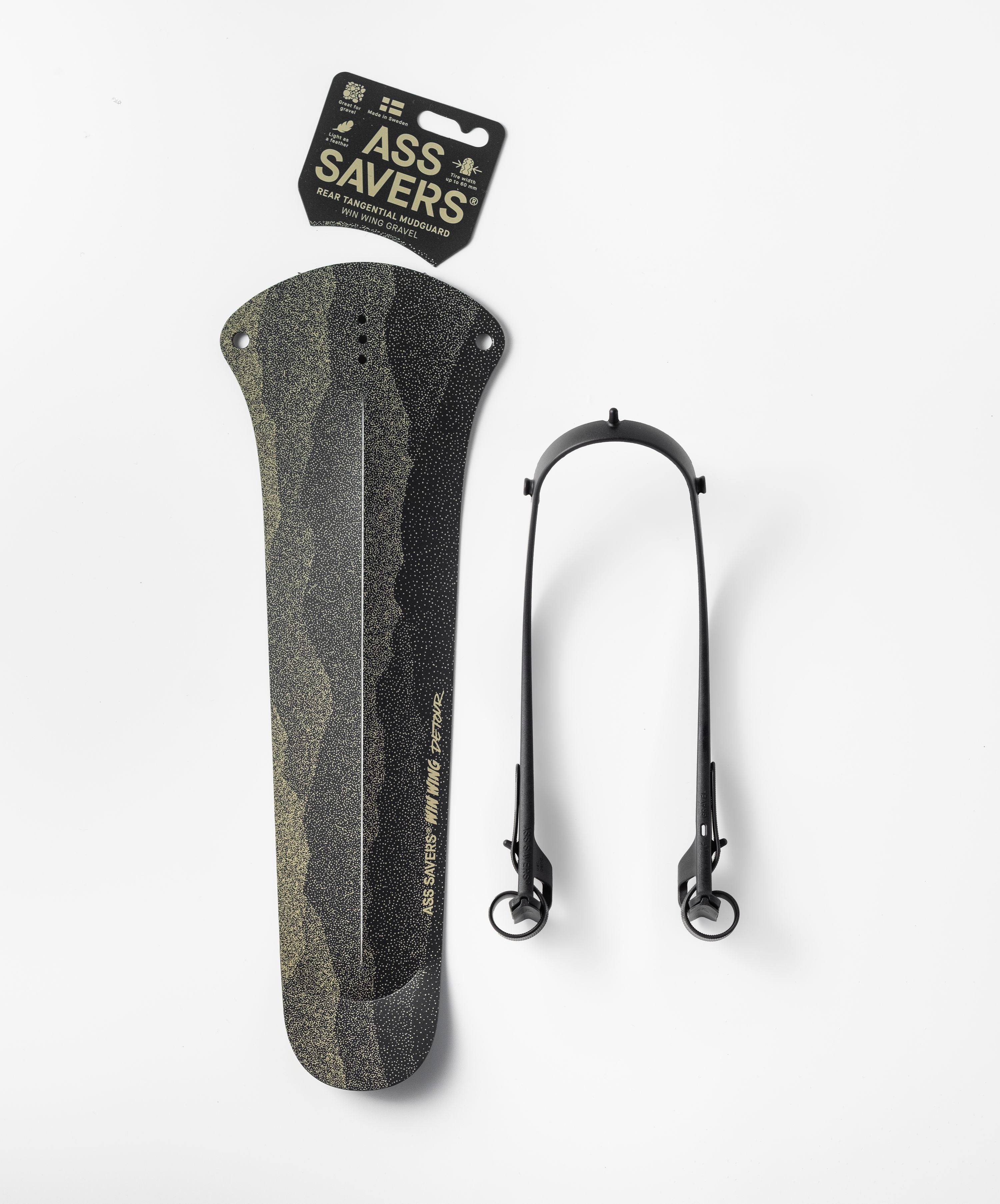 Ass Savers WGS-2 Win Wing Gravel spatbord achterzijde detour