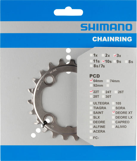 Shimano Deore XT FC-M782 kettingblad 64 BCD zwart