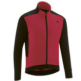 Gonso Bavella lange mouwen jersey met volledige ritssluiting heren rood/zwart