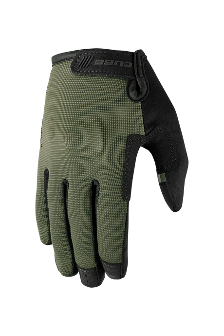 Cube Handschoenen ROOKIE Gravity lange vingers TM reed green