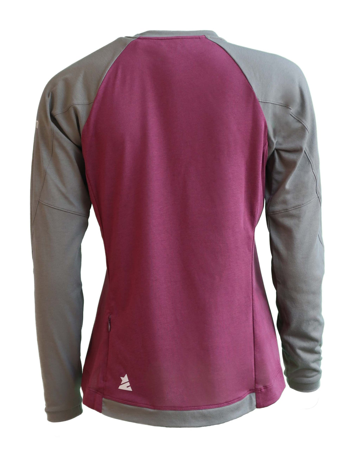 Zimtstern PureFlowz Shirt LS Dames Windsor Wine/Dusty Olive