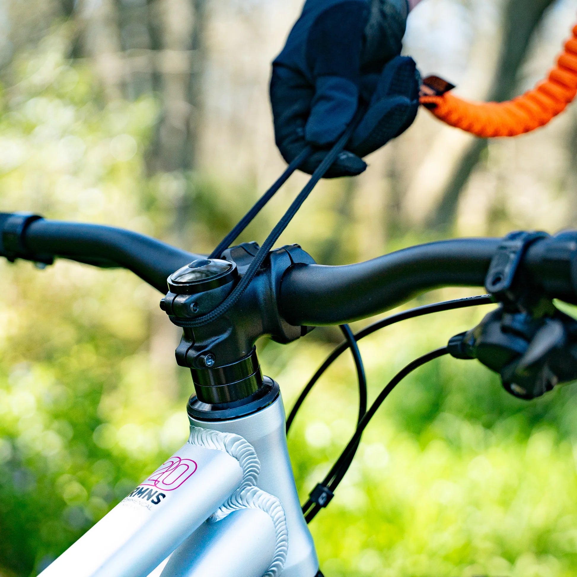 Kids Ride Shotgun MTB Sleepkabel 1,7 - 3,3m oranje