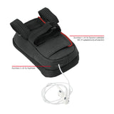 NC-17 Connect Smartphone Tas voor stuurpen, klittenbandsluiting zwart uni