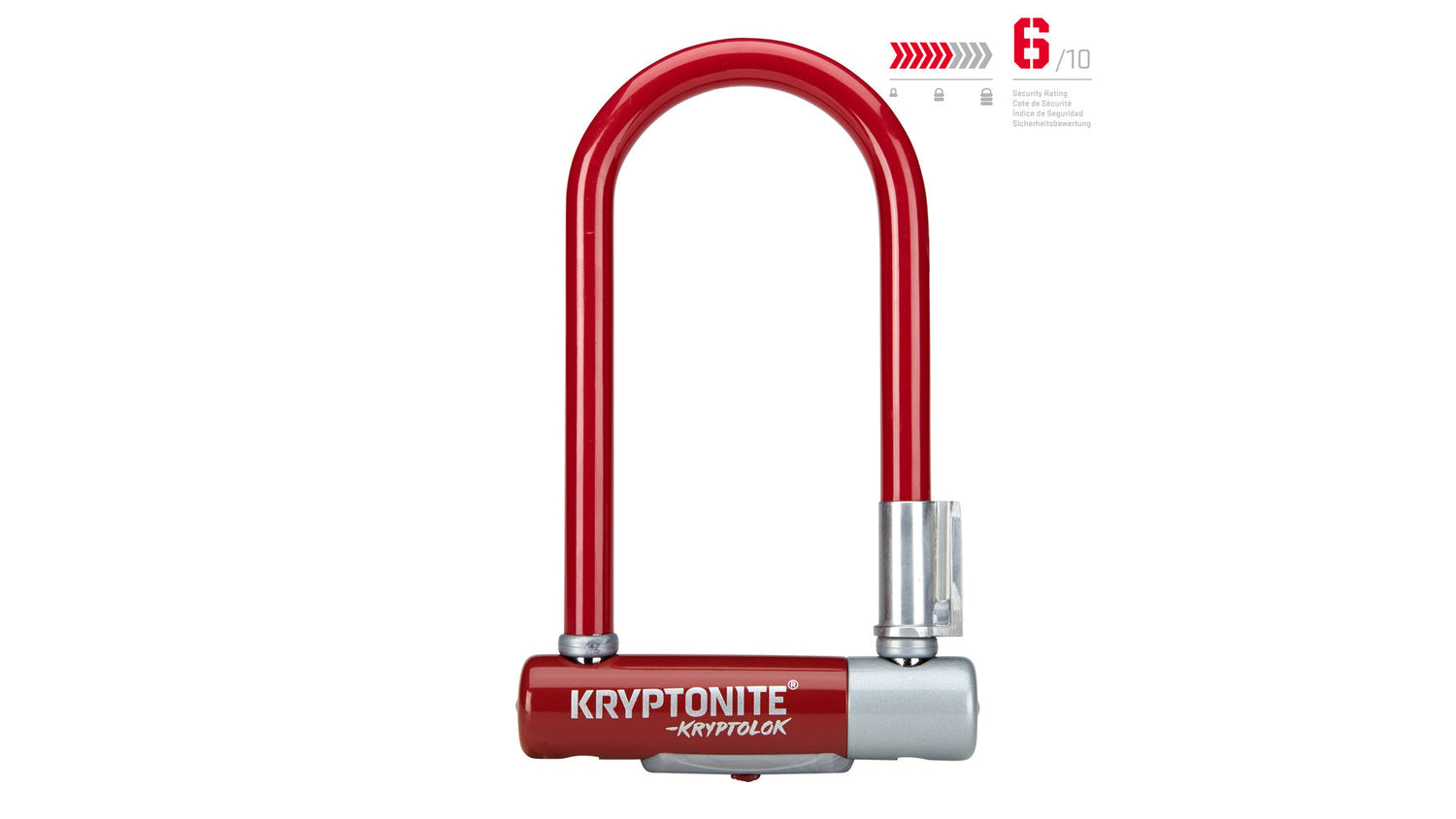 Kryptonite KryptoLok Mini 7 beugelslot rood