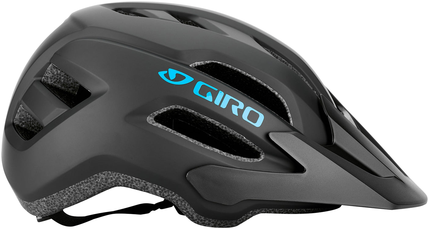 Giro Fixture II Y helm mat zwart/blauw