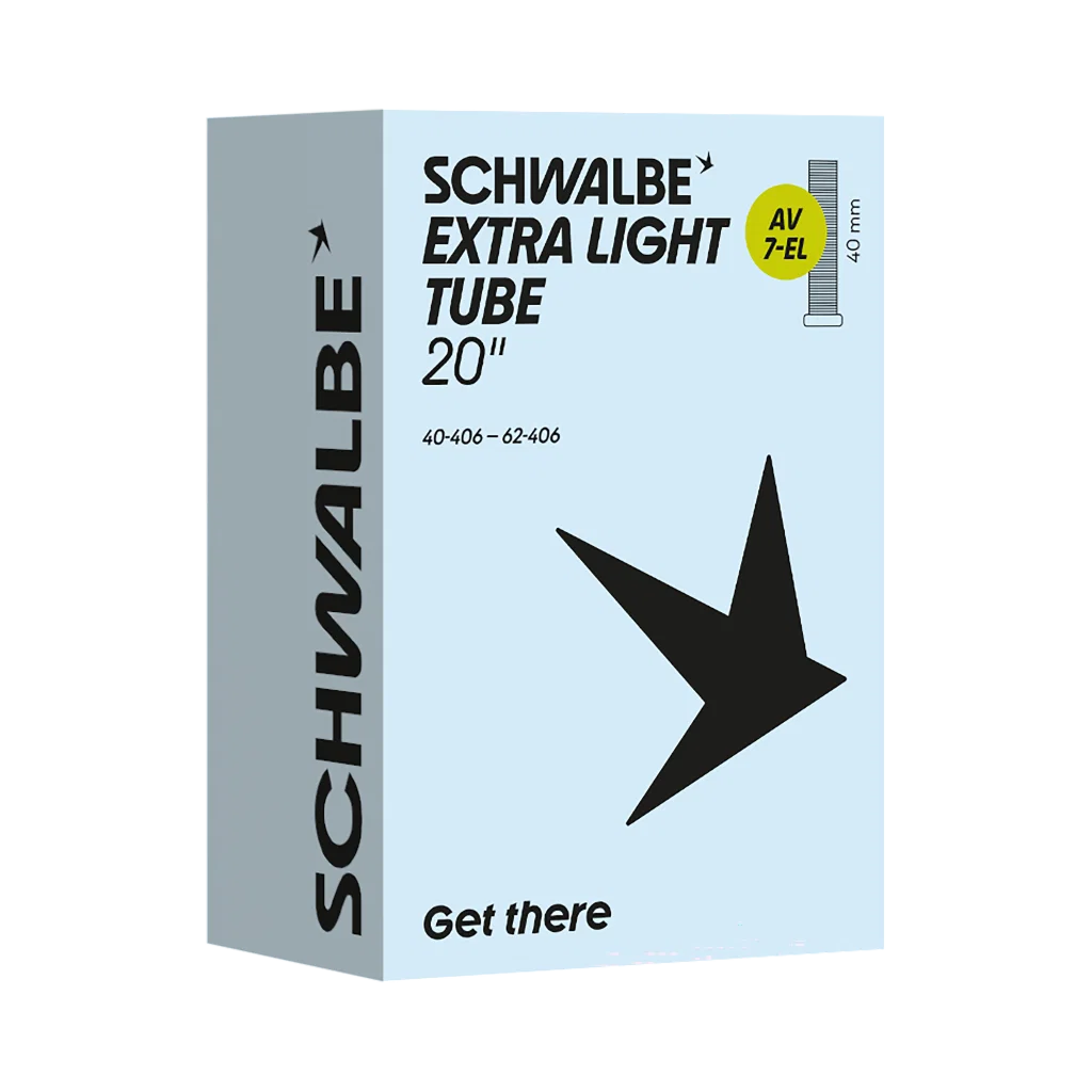 Schwalbe binnenband nr. 17EL Extra Licht 20x1.50-2.35" 40/60-406 40mm