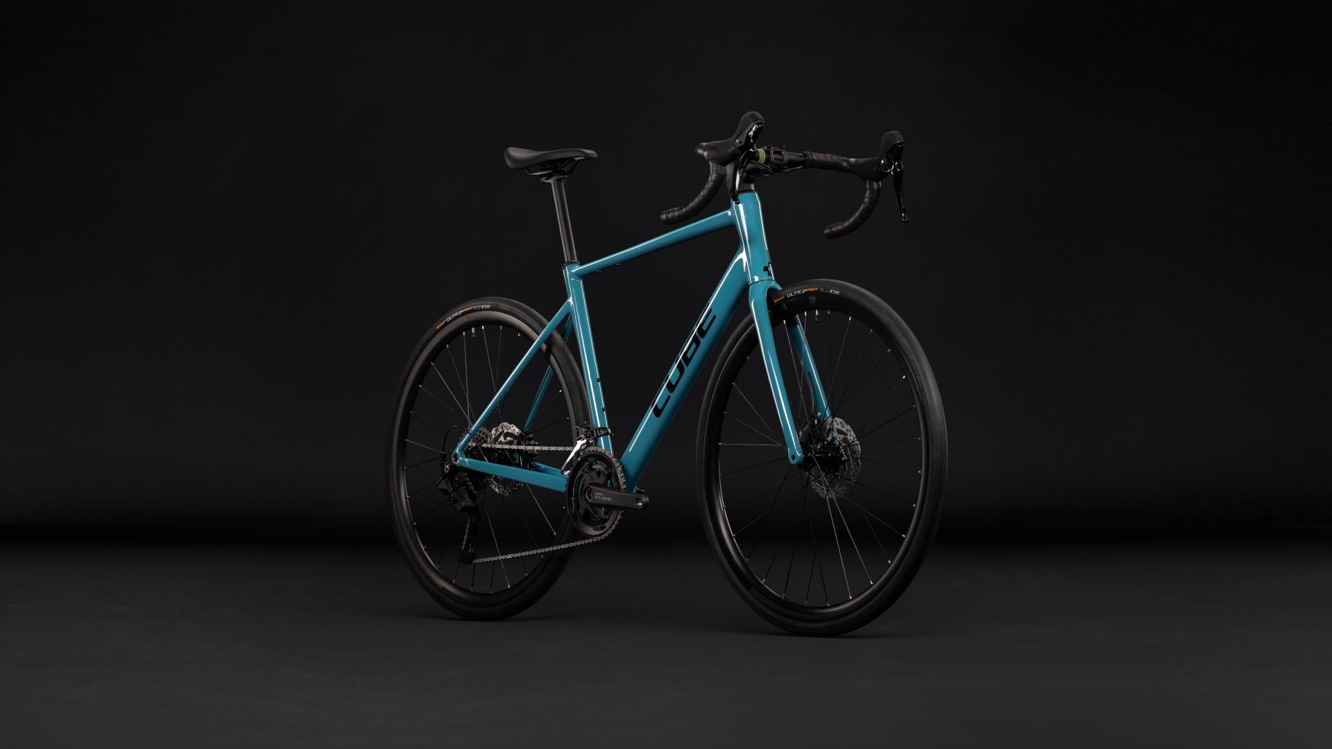Cube Attain Pro  surfblue´n´black (2027)