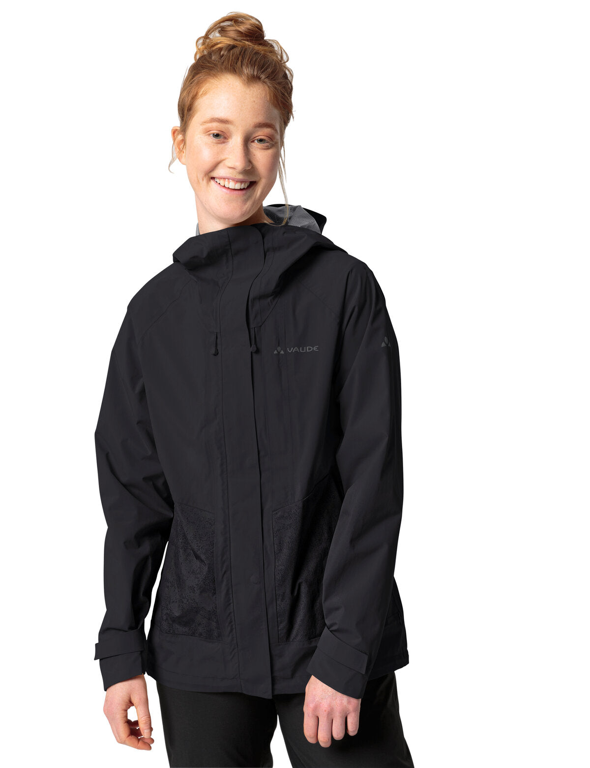 VAUDE Dames Comyou Regenjas zwart