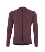 Löffler M Bike L/S Jersey Skys Merino Mid Kastanje