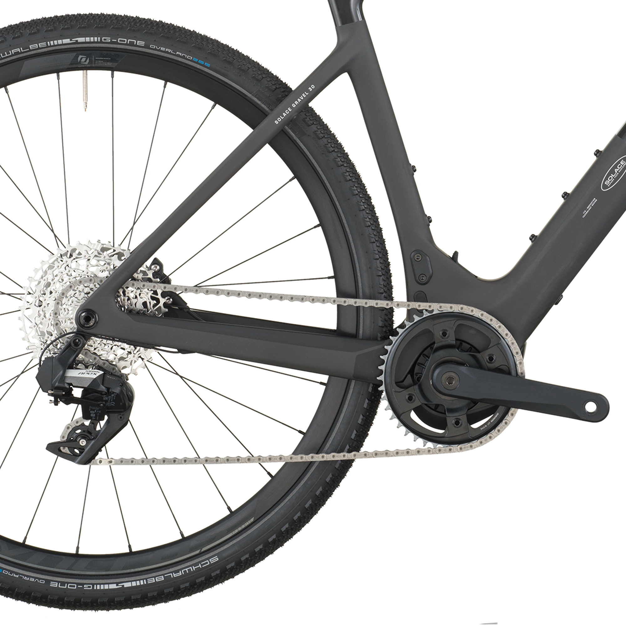 Scott Solace Gravel 30 carbon zwart